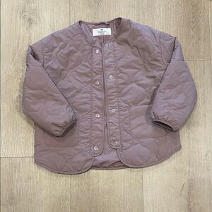 H&M Kids Puffer Jacket in Mauve